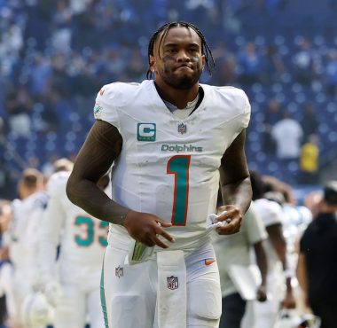 QB Tua Tagovailoa, Miami Dolphins. Foto: Andy Lyons/Getty Image