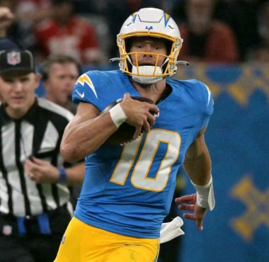 QB Justin Herbert, Los Angeles Chargers. Foto: Getty Images