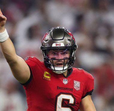 QB Baker Mayfield, Tampa Bay Buccaneers. Foto: Logan Bowles/Getty Images