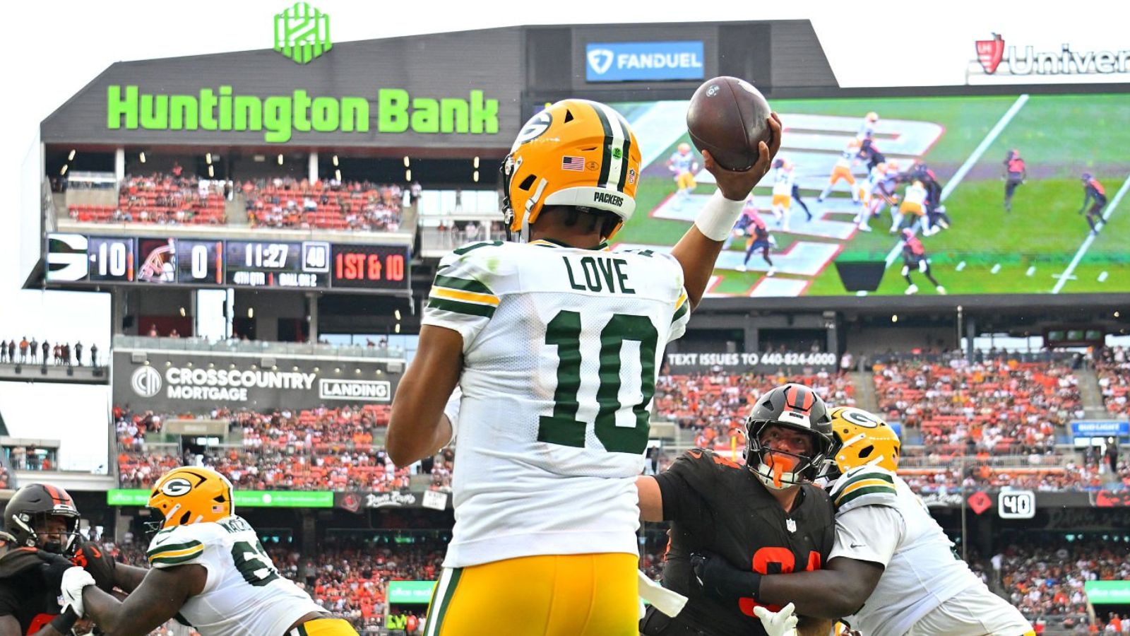 A Jordan Love le quedan grandes los Packers: Vergüenza contra los Browns