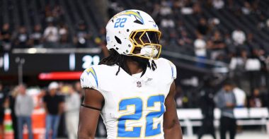RB Najee Harris, Los Angeles Chargers. Foto: Kevin Sabitus/Getty Images