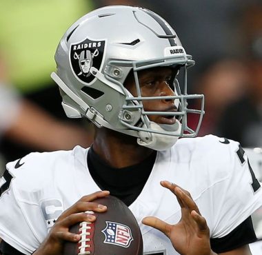 QB Geno Smith, Las Vegas Raiders. Foto: Lee Coleman/Icon Sportswire