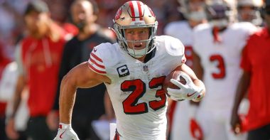 RB Christian McCaffrey, San Francisco 49ers. Foto: Michael Zagaris/Getty Images