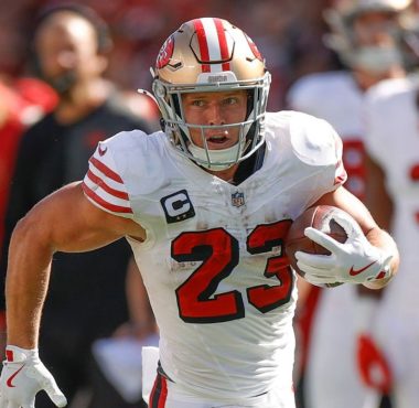 RB Christian McCaffrey, San Francisco 49ers. Foto: Michael Zagaris/Getty Images