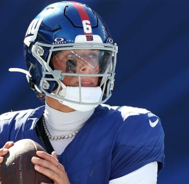 QB Jaxson Dsrt, New York Giants. Foto: Al Bello/Getty Images