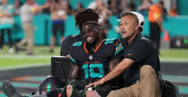 WR Tyreek Hill, Miami Dolphins. Foto: Peter Joneleit/Icon Sportswire
