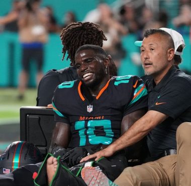WR Tyreek Hill, Miami Dolphins. Foto: Peter Joneleit/Icon Sportswire