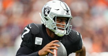 QB Geno Smith, Las Vegas Raiders. Foto: Getty Images