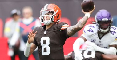 QB Dillon Gabriel, Cleveland Browns. Foto: Julian Finney/Getty Images
