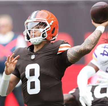 QB Dillon Gabriel, Cleveland Browns. Foto: Julian Finney/Getty Images