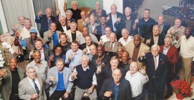 Integrantes de los Miami Dolphins de 1972.