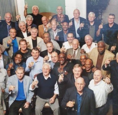 Integrantes de los Miami Dolphins de 1972.