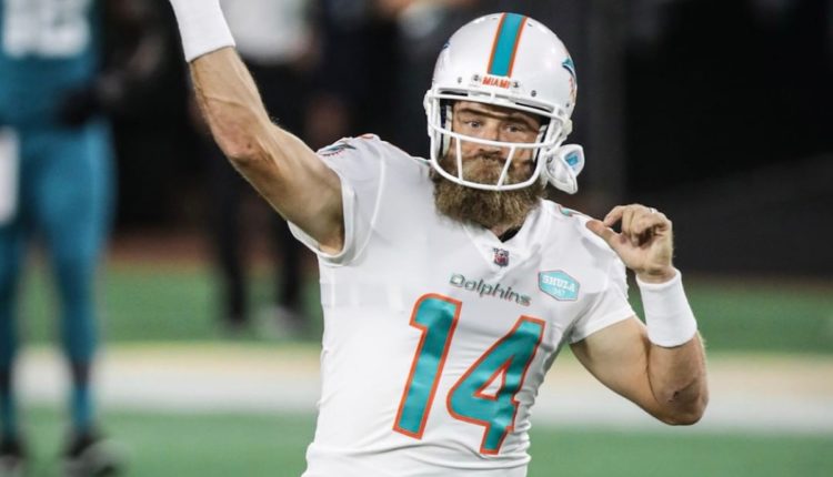 Ryan Fitzpatrick Dolphins Week 16