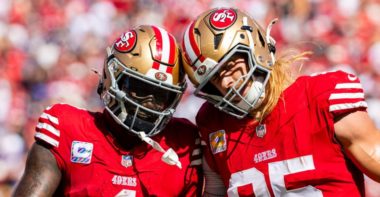 WR Deebo Samuel y TE George Kittle, San Francisco 49ers