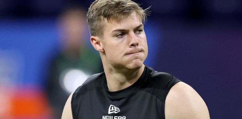 QB Will Howard en el Scouting Combine NFL 2025