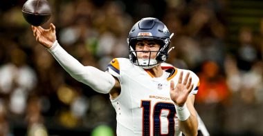 QB Bo Nix, Denver Broncos. Foto: Derick E. Hingle/Getty Images