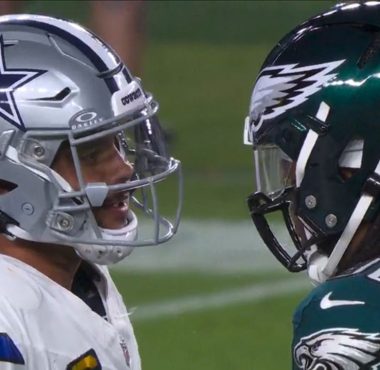 QB Dak Prescott, Dallas Cowboys; y DT Jalen Carter, Philadelphia Eagles
