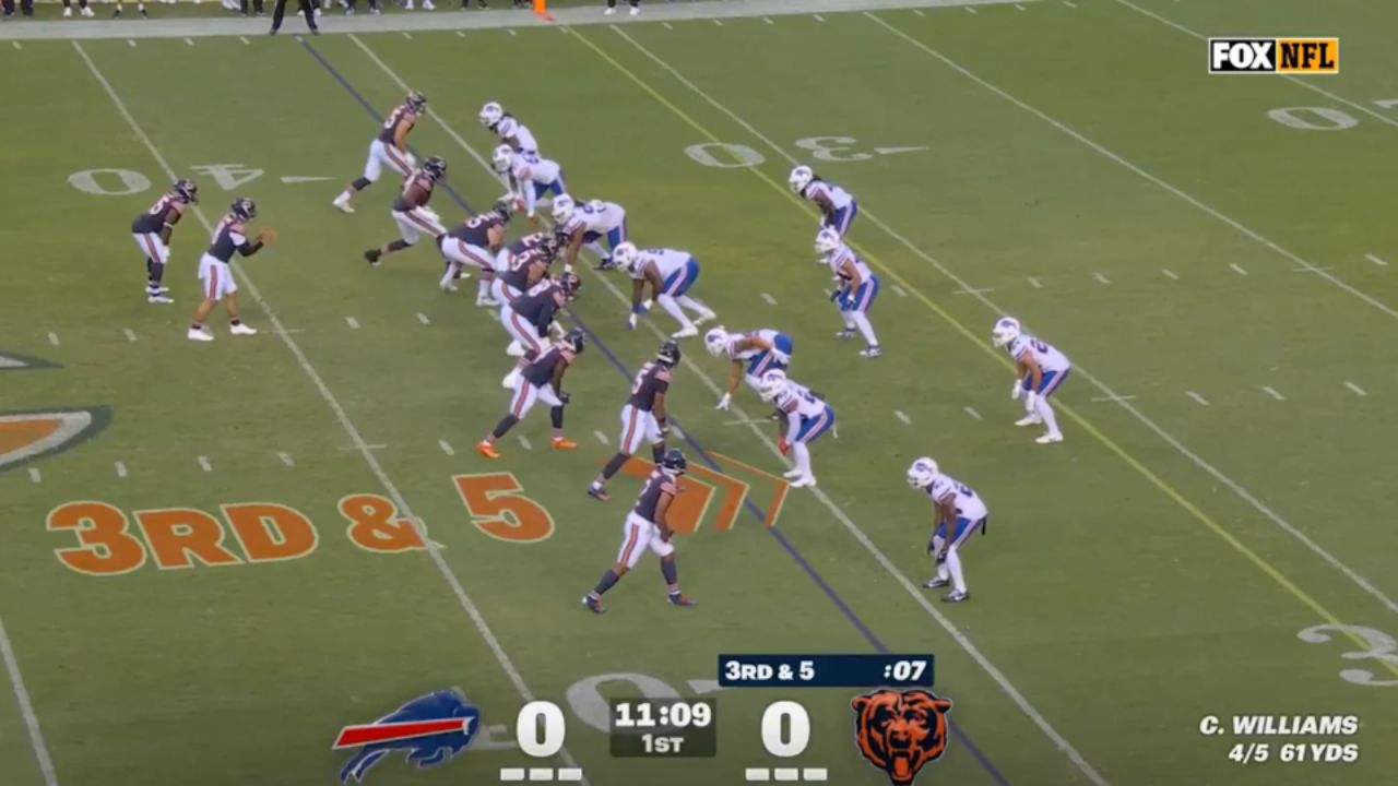 Marcador entre Bills y Bears, a través de Fox