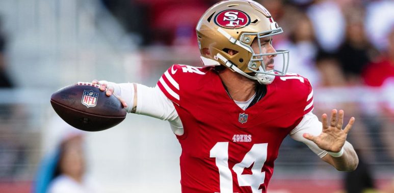QB Tanner Mordecai con los San Francisco 49ers