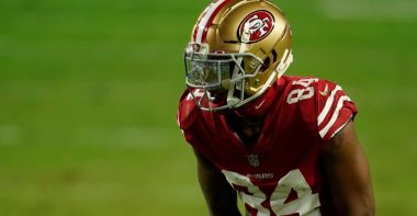 WR Kendrick Bourne con los San Francisco 49ers en 2020. Foto: Cooper Neill / Getty Images