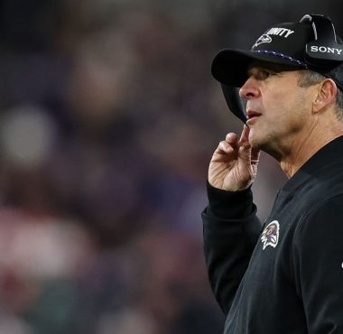 HC John Harbaugh con los Baltimore Ravens. Foto Getty Images