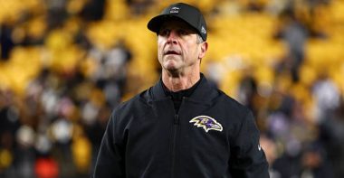 HC John Harbaugh con los Baltimore Ravens. Foto Getty Images.