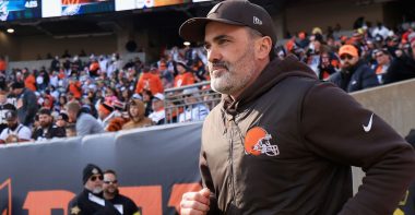 HC Kevin Stefanski, con los Cleveland Browns.