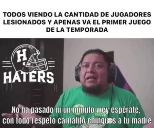 Haters del Football Americano