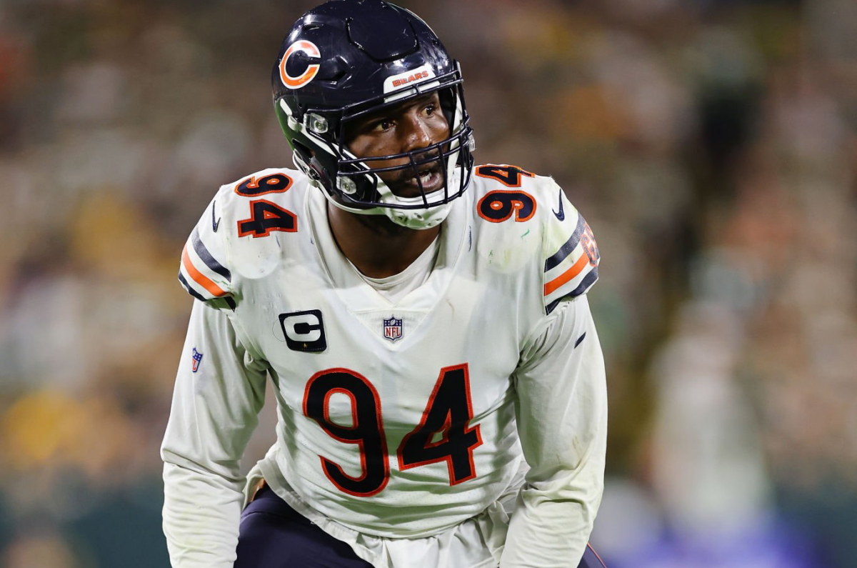 Robert Quinn, DE en su etapa con los Chicago Bears.