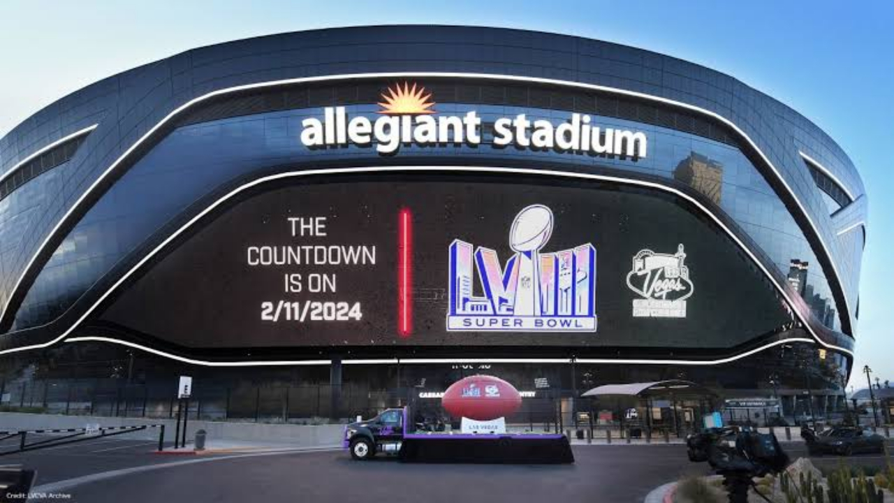 Allegiant Stadium, Las Vegas, Nevada, hogar del Super Bowl LVIII