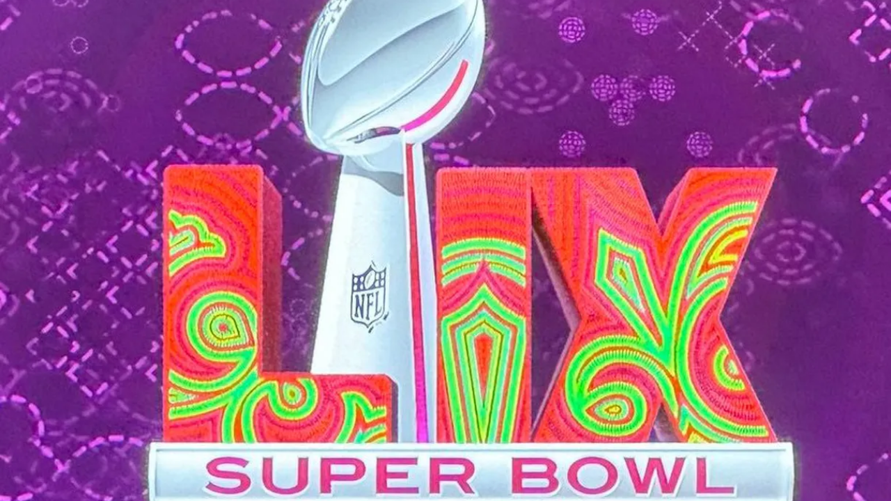 Logo del Super Bowl LIX en New Orleans