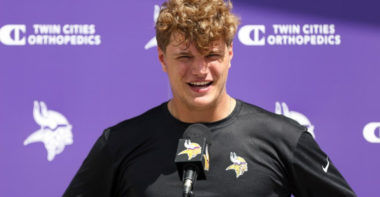 QB J.J. McCarthy, Vikings
