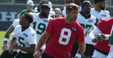 QB Aaron Rodgers, New York Jets