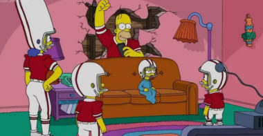 Los Simpsons colaborarán con la NFL