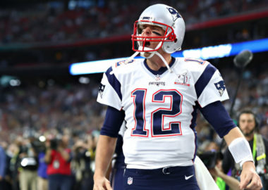 QB Tom Brady, New England Patriots en el SB LI