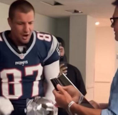 Rob Gronkowski y Tom Brady