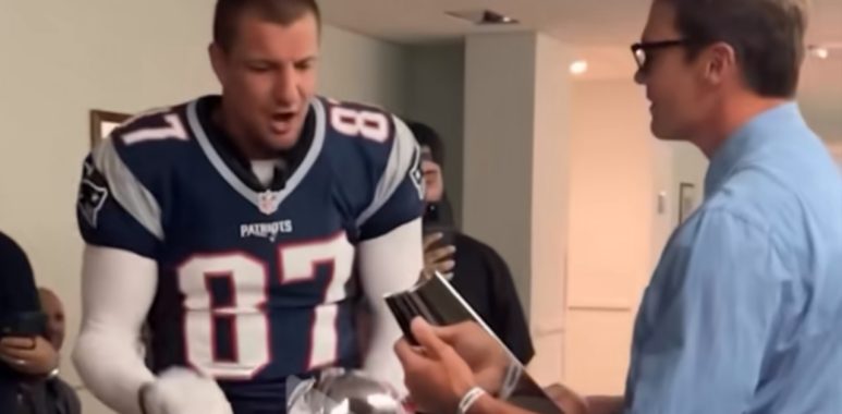 Rob Gronkowski y Tom Brady