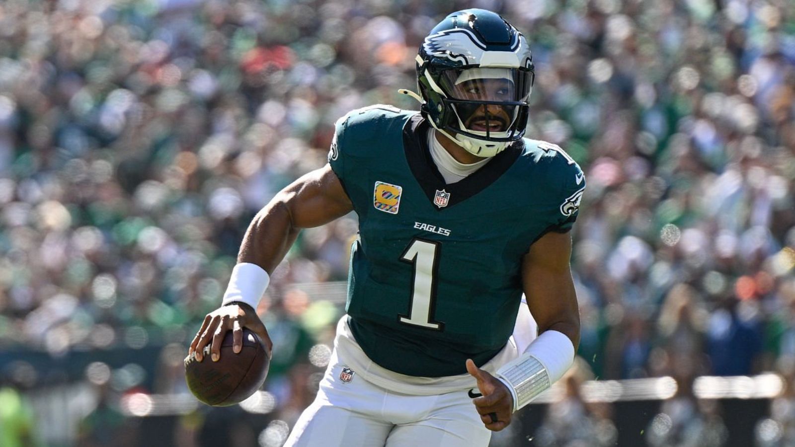 QB Jalen Hurts, Philadelphia Eagles. Foto: Terence Lewis/Icon Sportswire