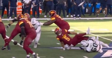 QB Jayden Daniels, Washington Commanders. Foto: Red Social X