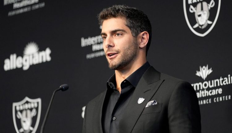 QB Jimmy Garoppolo, Las Vegas Raiders