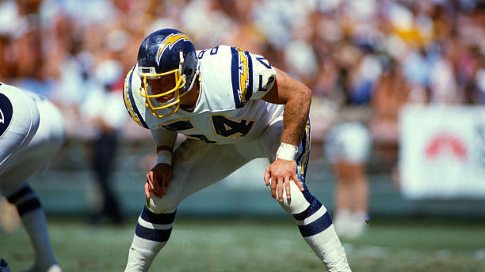 LB Billy Ray Smith Jr. con los San Diego Chargers en enero de 1988. Foto: Getty Images. 