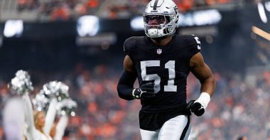 LB Malcolm Koonce, Las Vegas Raiders. Foto: Getty Images.