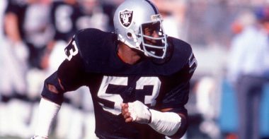 LB Rod Martin con los Oakland Raiders en 1983. Foto: Getty Images.