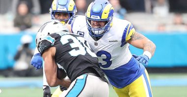 Los Angeles Rams vs Carolina Panthers, 30 de noviembre del 2025. Foto Getty Images.