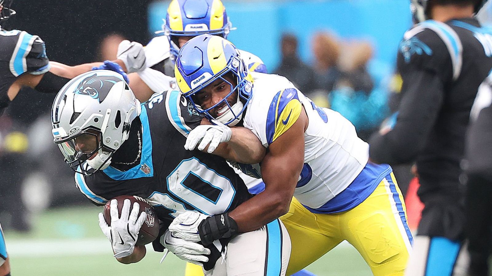 Los Angeles Rams vs Carolina Panthers, 30 de noviembre del 2025. Foto Getty Images (1)