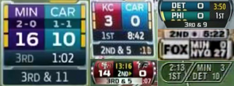 Marcadores NFL en Fox