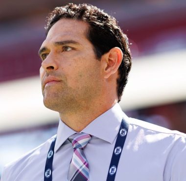 Mark Sánchez, comentarista de Fox Sports. Foto: Brooke Sutton/Getty Images