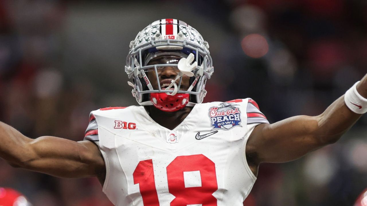 WR Marvin Harrison Jr. con Ohio State