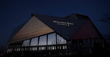 Mercedes-Benz Stadium, hogar de los Atlanta Falcons y del Super Bowl 2028. Foto: Getty Images.