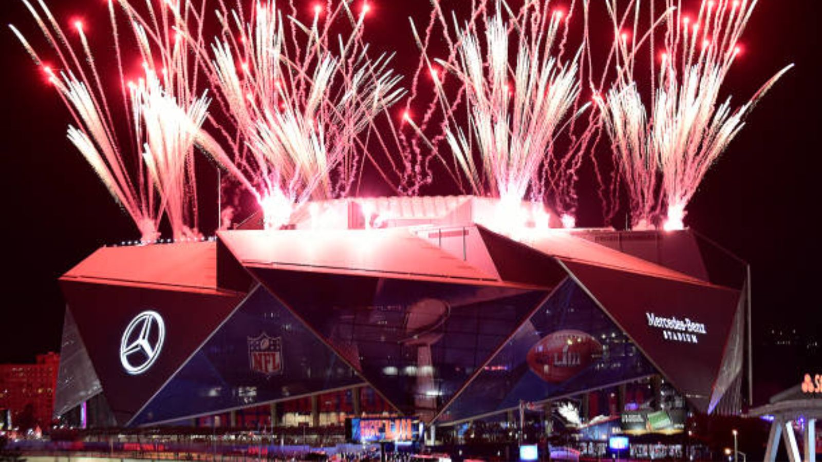 Mercedes-Benz Stadium, hogar de los Atlanta Falcons. Foto: Getty Images.